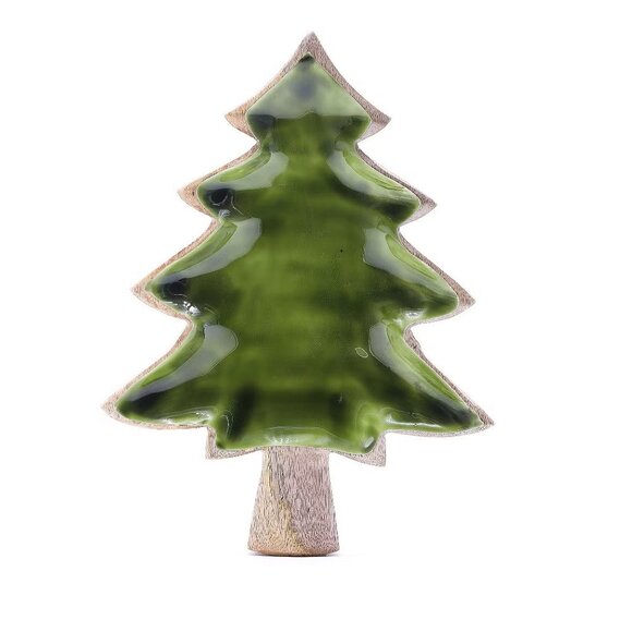 Lost in the Forrest - Enamel Tree Wooden Bowl - Picture 1 of 2